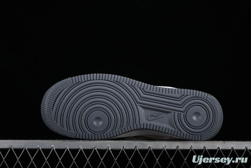 Nike Air Force 1 '07 Low LV Collaboration - Beige Grey Double Swoosh Low-Top Casual Sneakers - XZ6188-006