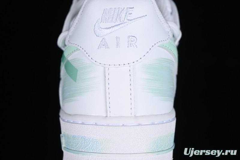 Nike Air Force 1 '07 Low Anime Themed Custom Swoosh Strap Casual Sneakers - ZH0316-023