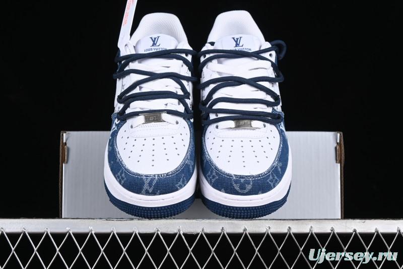 Nike Air Force 1 Low Custom Strap Casual Sneakers with Full-Length Air Cushion - ZH0316-021