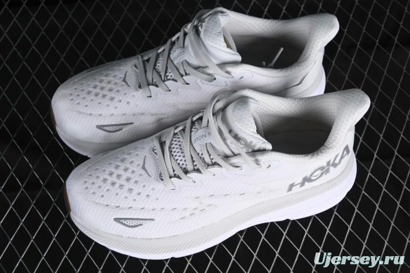 HOKA ONE ONE CLIFTON 9 Running Shoes with Lightweight Knit Mesh and Enhanced Cushioning - 1127895 NCWT