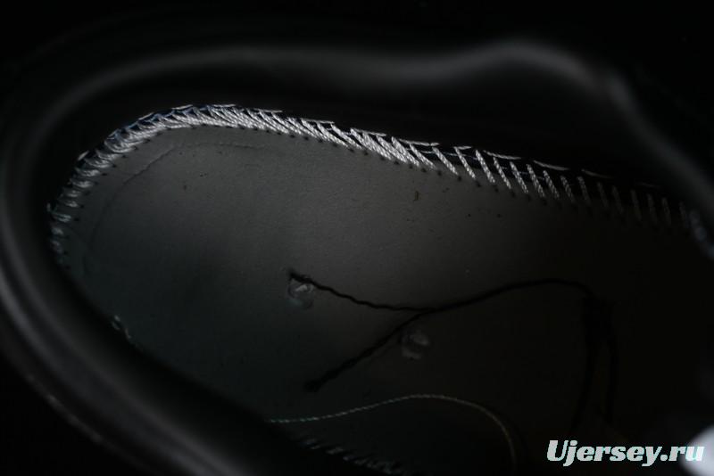 Nike Air Jordan 1 Low "Black Croc" Casual Sneakers with Crocodile-Embossed Leather - HJ7743-010