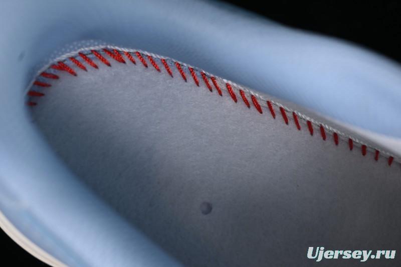 Nike Air Force 1 '07 Low Stussy Collaboration - Sky Blue Low-Top Casual Sneakers - BB9599-201