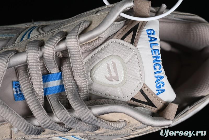 Balenciaga Runner Kith Four Color Retro Casual Sneakers - W3RNY2240