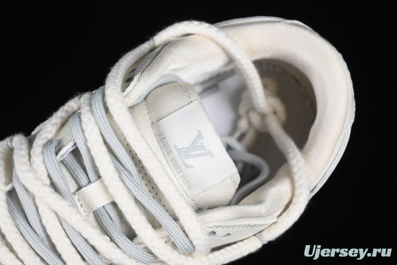 Nike SB Dunk Low LV Collaboration Strap White Grey Check Anniversary High-End Custom Low-Top Casual Skate Shoes - SJ2068-245