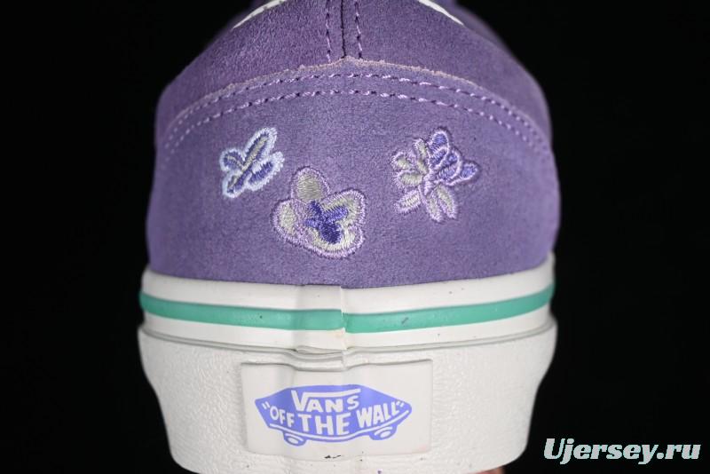 Vans Style 36 Low-Top Skate Shoes with Purple Embroidery - VN000CRPGRN