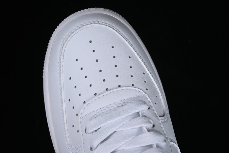 Nike Air Force 1 '07 Low Casual Sneakers with Full-Length Air Cushion - AO1635-100