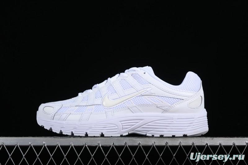 Nike P-6000 PRM Retro Casual Sneakers with Lightweight Design - BV1021-102