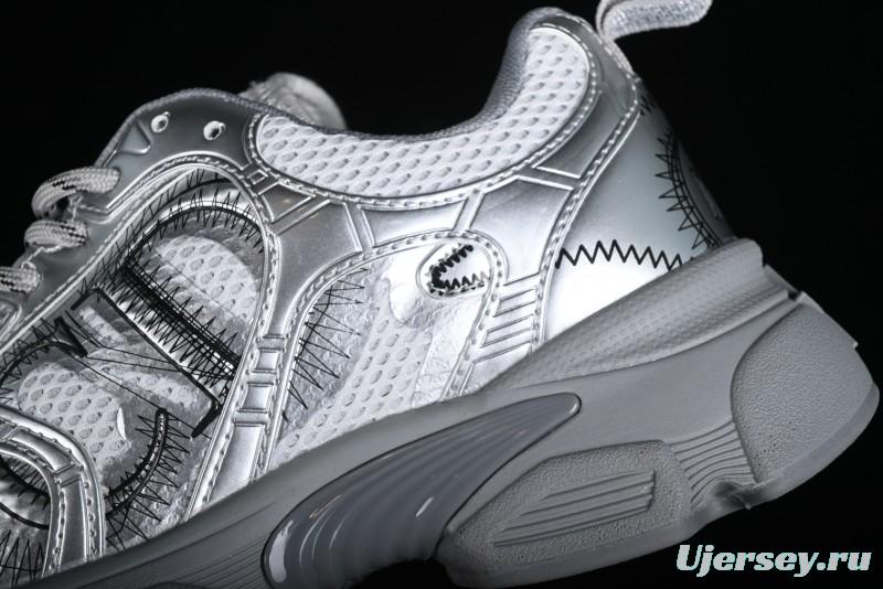 Dior Chrono Round Toe Lace-Up Lifestyle Casual Running Sneakers - 59K GREY