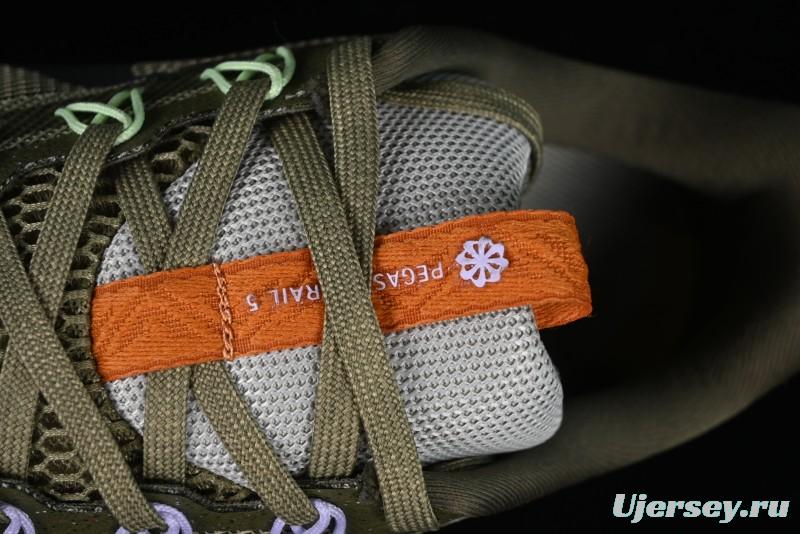 Nike Pegasus Trail 5 Off-Road Series Lightweight Comfortable Durable Low-Top Running Shoes - DV3864-200