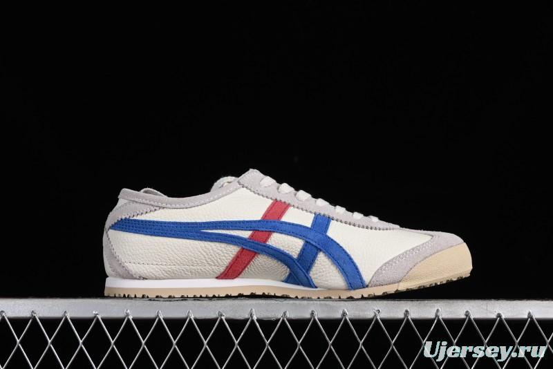 Onitsuka Tiger Mexico 66 Low-Top Leather Sneakers with Classic Design - 1183B391-100