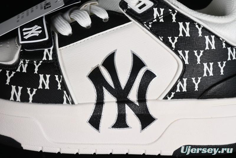 MLB Chunky Liner New York Yankees Hook & Loop Lightweight Platform Sneakers with 6cm Height Increase - 3ASXLM13N50BKS