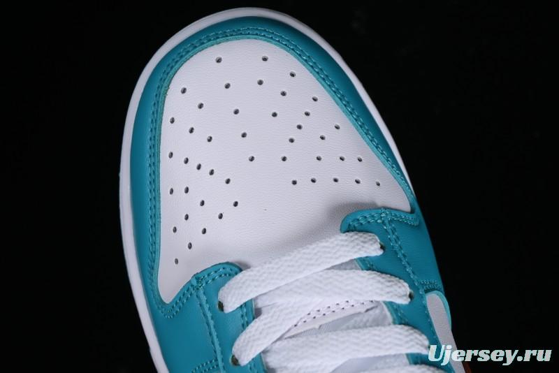 Nike SB Dunk Low Casual Skate Shoes in White Green Orange - DV0833-102