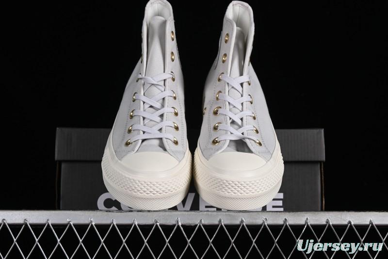 Converse All Star Lift High Top Platform Casual Canvas Shoes - A08237C