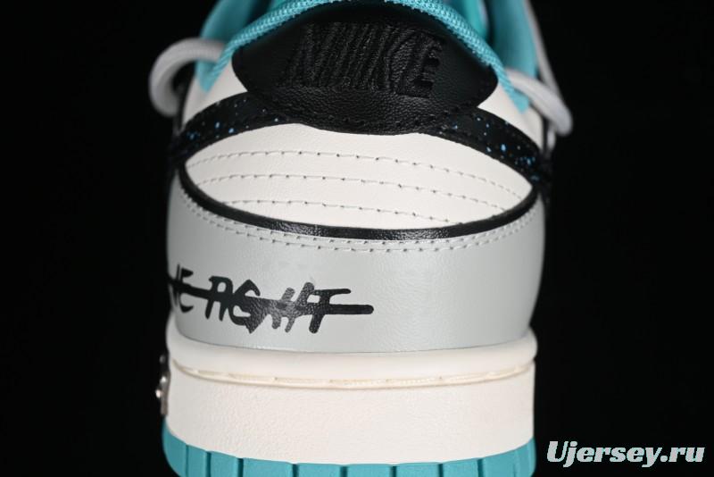 Nike Dunk Low Panda Prank Star Trek SB Strap Low-Top Casual Sneakers - DV0833-101