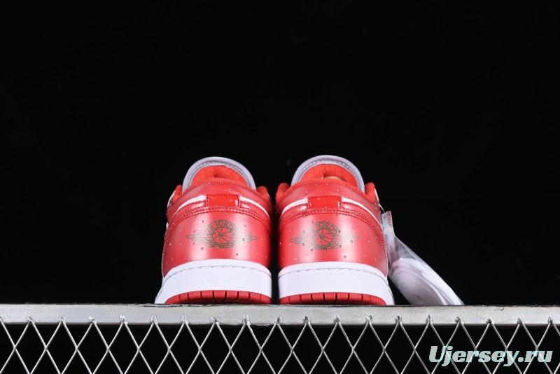 Nike Air Jordan 1 Low AJ1 White Red Casual Sneakers - FQ1935-018