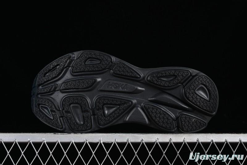 HOKA ONE ONE Bondi 8 Functional Cushioned Running Shoes with Engineered Mesh Upper - 1123202 BBLC