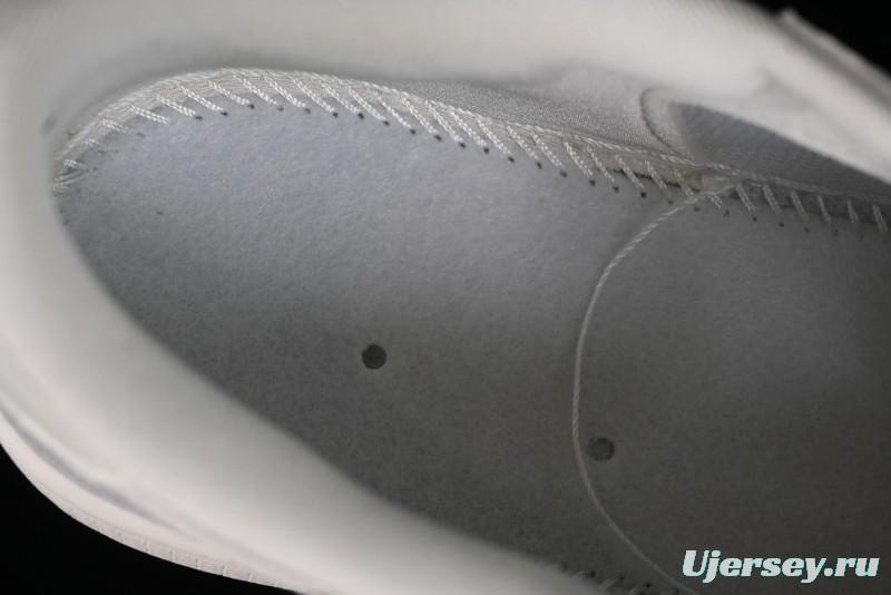 Nike Travis Scott x Fragment Design x Jordan Air Jordan 1 Low OG SP AJ1 LV Grey Denim Culture Casual Sneakers - LJ5188-004