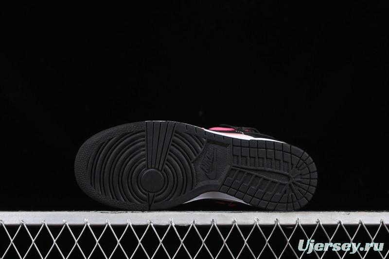 Nike Dunk Low SB Raspberry Mousse Pink Strap Casual Skate Shoes - CW1590-100