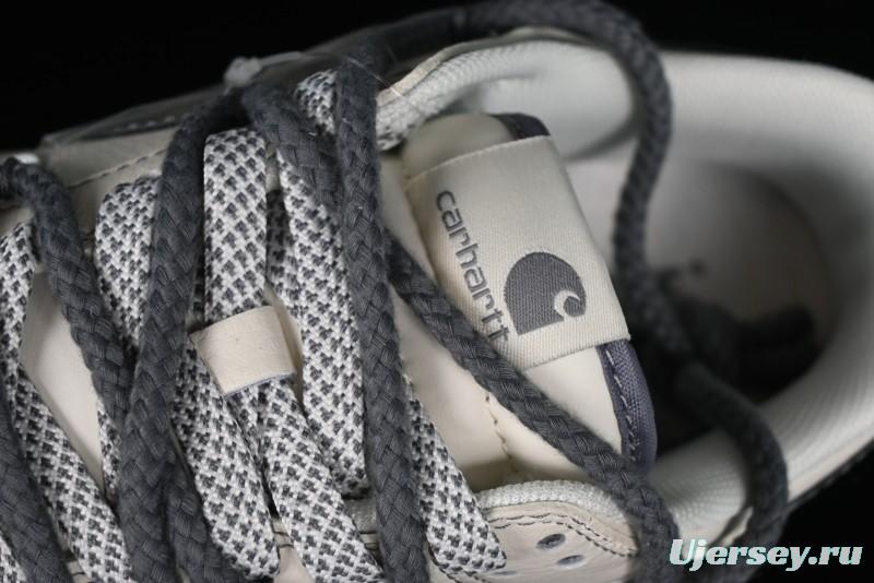 Nike SB Dunk Low Carhartt Collaboration - Strap Grey Hook Anniversary High-End Custom Low-Top Casual Skate Shoes - SJ2068-266