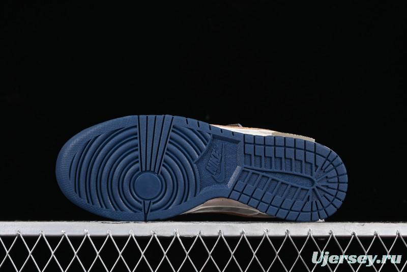Nike SB Dunk Low Panda Prank Pioneer Knight Survival Beige Brown SB Strap Low Top Casual Skate Shoes - DD1391-400