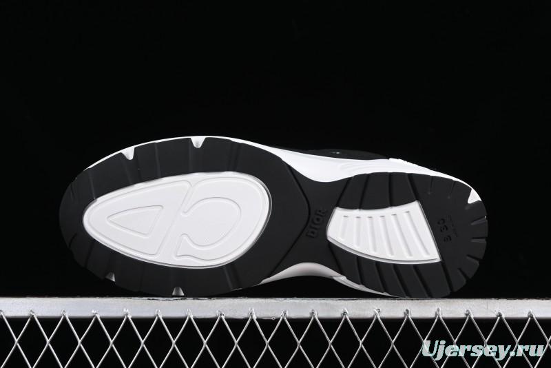 Dior B30 Sneakers with Reflective CD30 Logo and Lightweight Rubber Sole - CD30