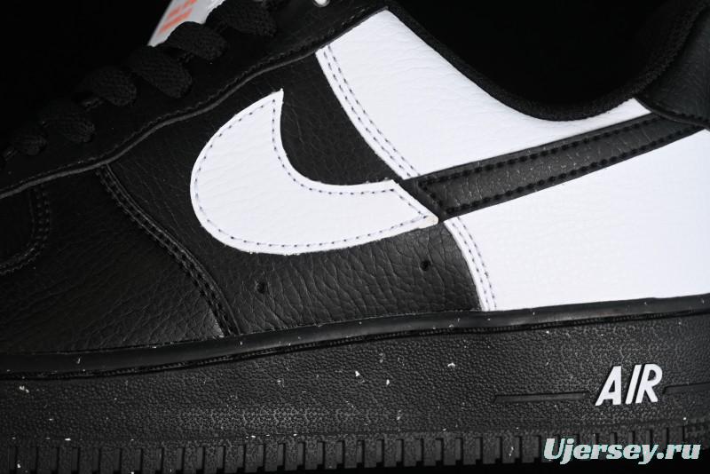 Nike Air Force 1 '07 Low Casual Sneakers with Broken Swoosh Design - HF9096-001