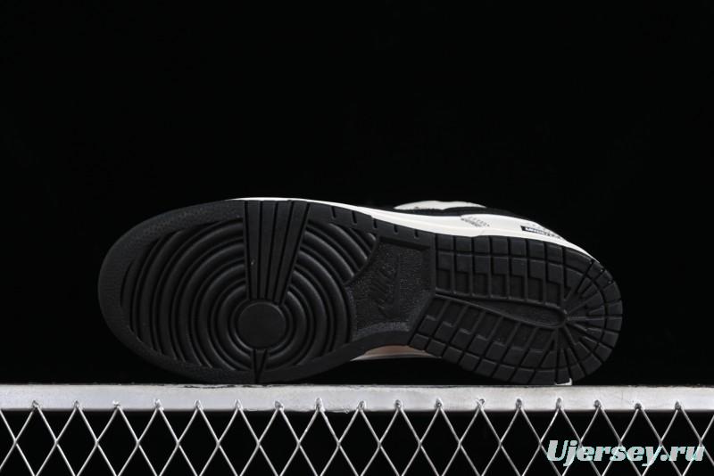 Nike SB Dunk Low UN Collaboration - Beige Black Swoosh Anniversary High-End Custom Low-Top Casual Skate Shoes - FC1688-139