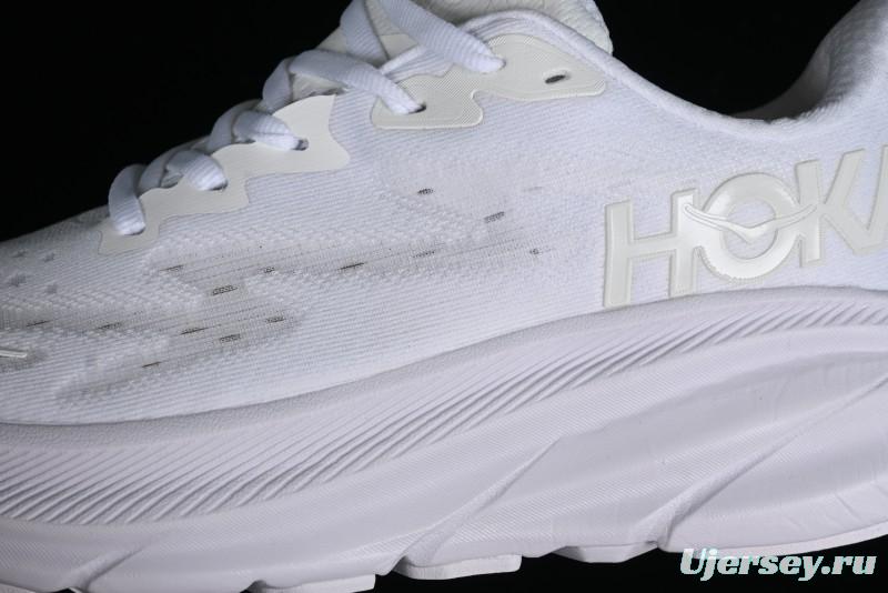 HOKA ONE ONE Bondi 8 Functional Cushioned Running Shoes with Soft EVA Midsole - 1127952 WWH