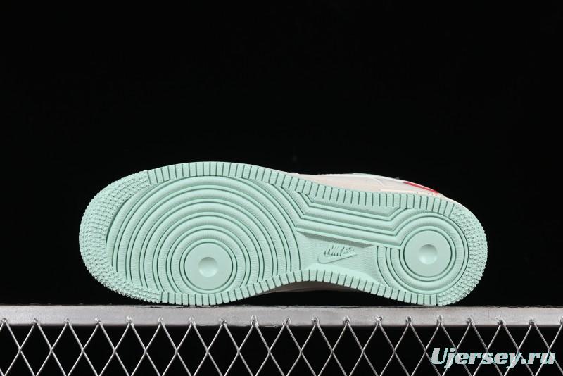 Supreme x Nike Air Force 1 '07 Low Collaborative Sneakers in Youthful Green - HD1968-023