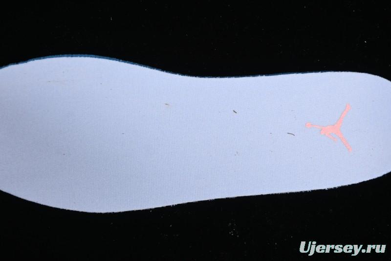 Nike Air Jordan AJ1 Mid Basketball Shoes in White Pink - FN7432-161