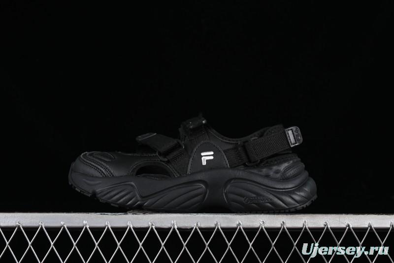 Fila Fusion Unisex Breathable Slip-Resistant Summer Sandals with Cushioned Sole - T12W321401EBK