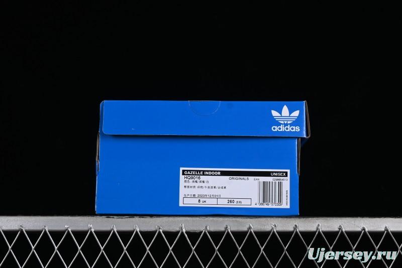 Adidas Originals Gazelle Indoor HQ9016 Retro Casual Slip-Resistant Low-Top Sneakers