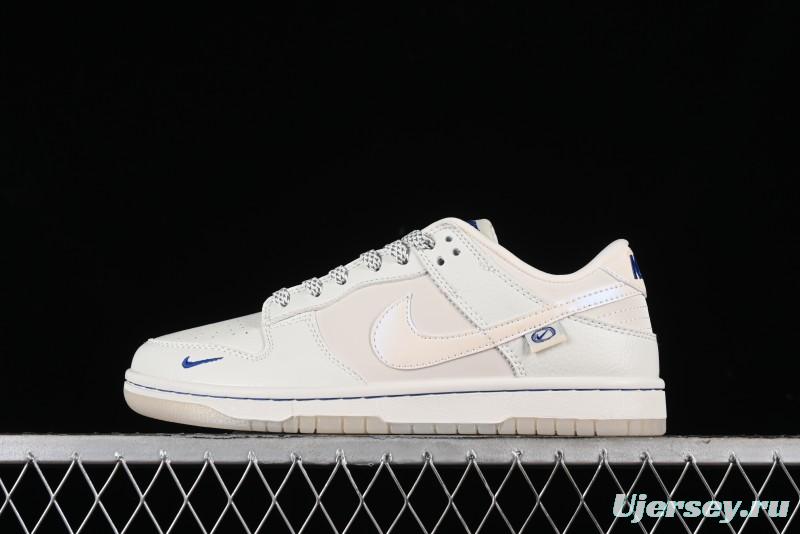 Nike SB Dunk Low White Pearl Anniversary High-End Custom Low-Top Casual Skate Shoes - XB3802-346