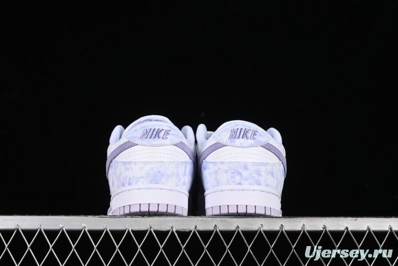 Nike SB Dunk Low Premium White Light Purple Skateboarding Shoes - DM9467-500