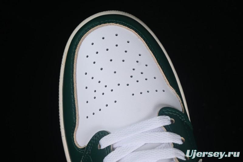 Nike Air Jordan 1 Low AJ1 White Green Low Top Casual Sneakers - FQ7687-300