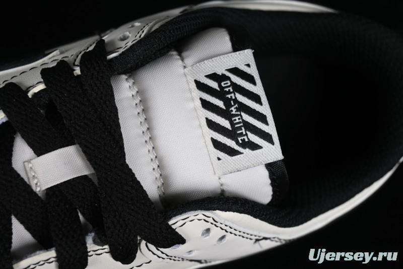 Nike SB Dunk Low OFF-WHITE Collaboration - Anniversary Edition Customized Low-Top Casual Skate Shoes - DJ2024-003