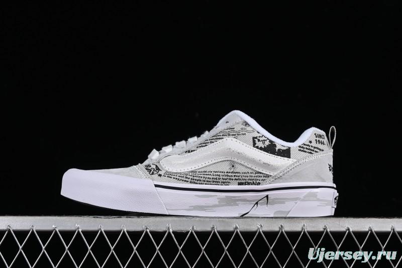 Vans HIRONO x Vans Knu Skool Graffiti Low-Top Casual Skate Shoes - VN000CS0BHD