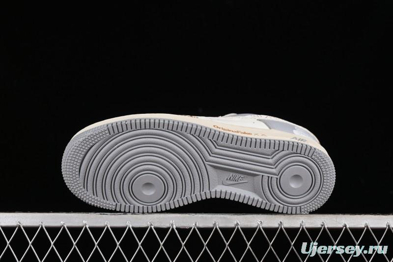 Nike Air Force 1 '07 Low x Kaws Casual Sneakers with Full-Length Air Cushion - CW2288-207