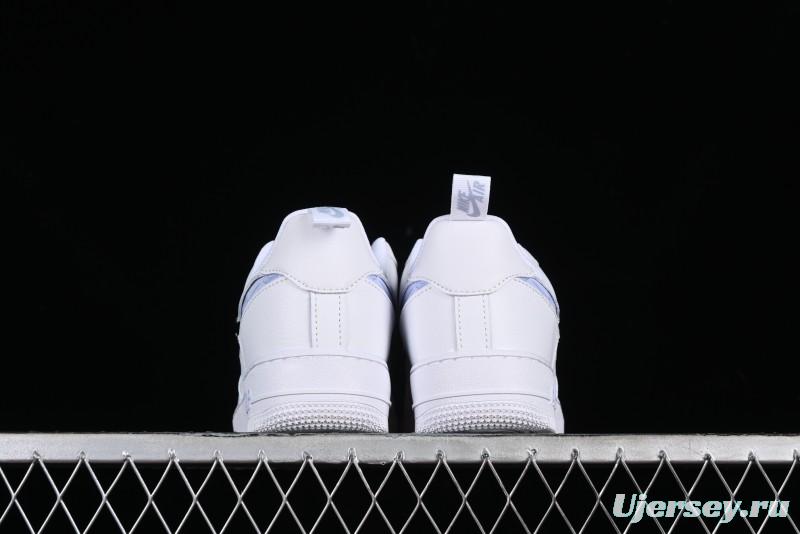 Nike Air Force 1 '07 Low Hazy Purple Casual Sneakers with Full-Length Air Solo Cushion - FB8971-800