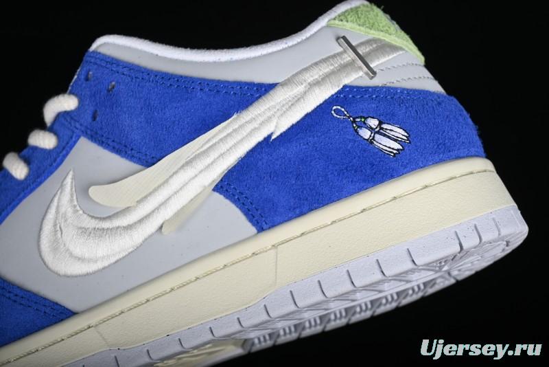 Nike April Skateboards SB Dunk Low Collaboration - Ice Rose SB Shattered Backboard Casual Skate Shoes FD2562-400