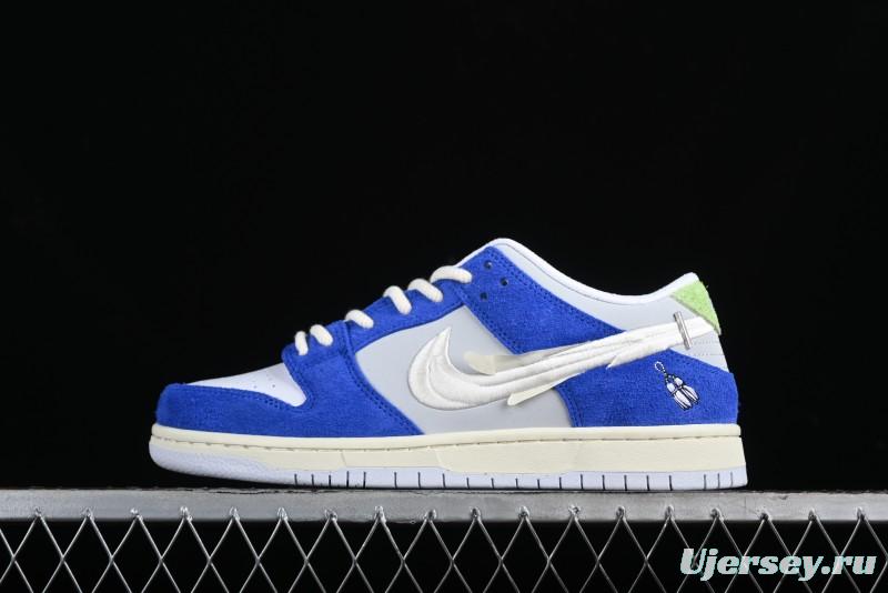 Nike April Skateboards SB Dunk Low Collaboration - Ice Rose SB Shattered Backboard Casual Skate Shoes FD2562-400
