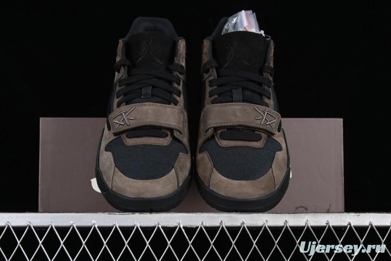 Nike Travis Scott x Jordan Cut The Check AJ1 Basketball Shoes with Velcro Design - FZ8117-200