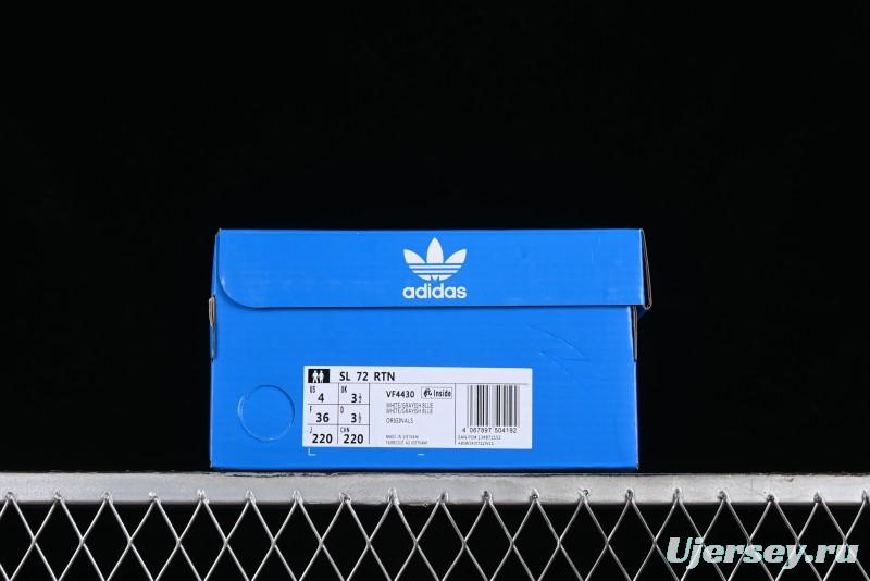 Adidas Originals SL 72 RS Retro Running Shoes with Ecotex Tongue and EVA Midsole - VF4430