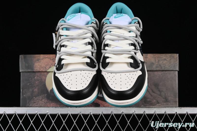 Nike Dunk Low Panda Prank Star Trek SB Strap Low-Top Casual Sneakers - DV0833-101