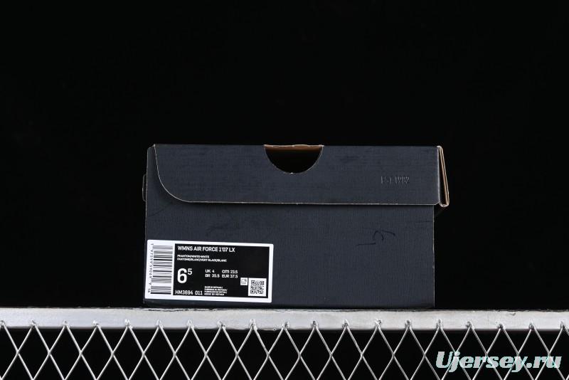 Nike Air Force 1 '07 Low Grey White Pink Casual Sneakers - HM3694-011