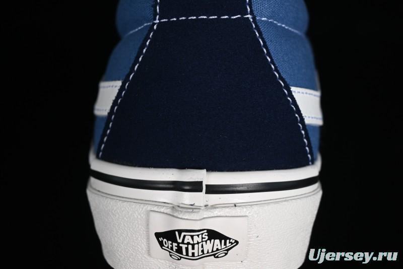 Vans Sk8-Mid Navy Blue Mid-Top Retro Classic Casual Canvas Shoes - VN0A391F5TU