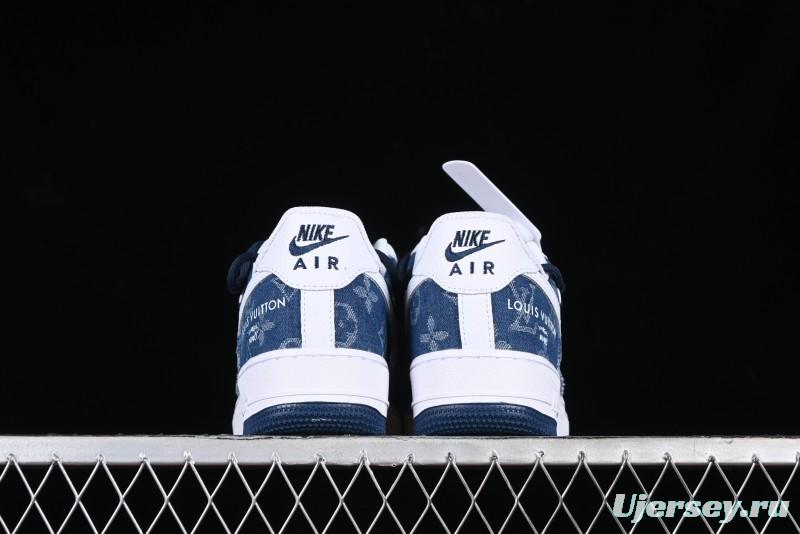 Nike Air Force 1 Low Custom Strap Casual Sneakers with Full-Length Air Cushion - ZH0316-021