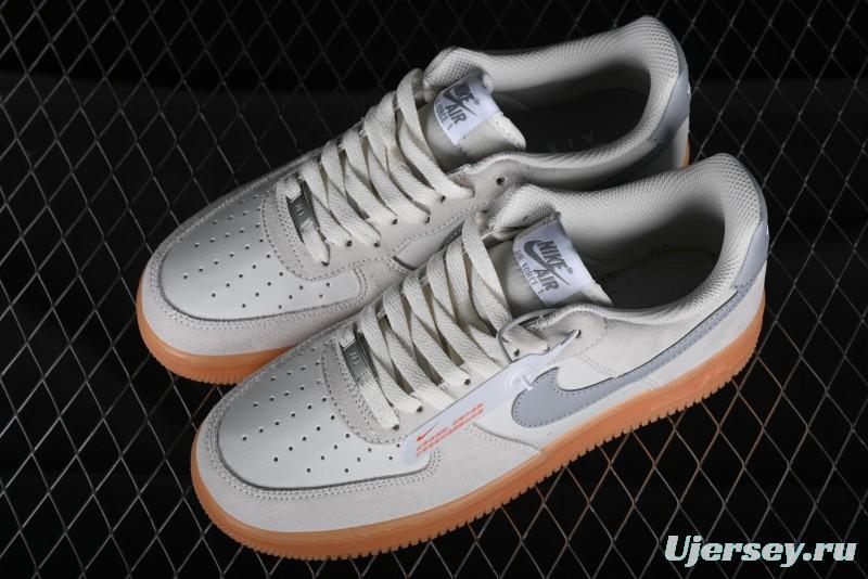 Nike Air Force 1 '07 Low Casual Sneakers with Full-Length Air Cushion - FQ8714-002