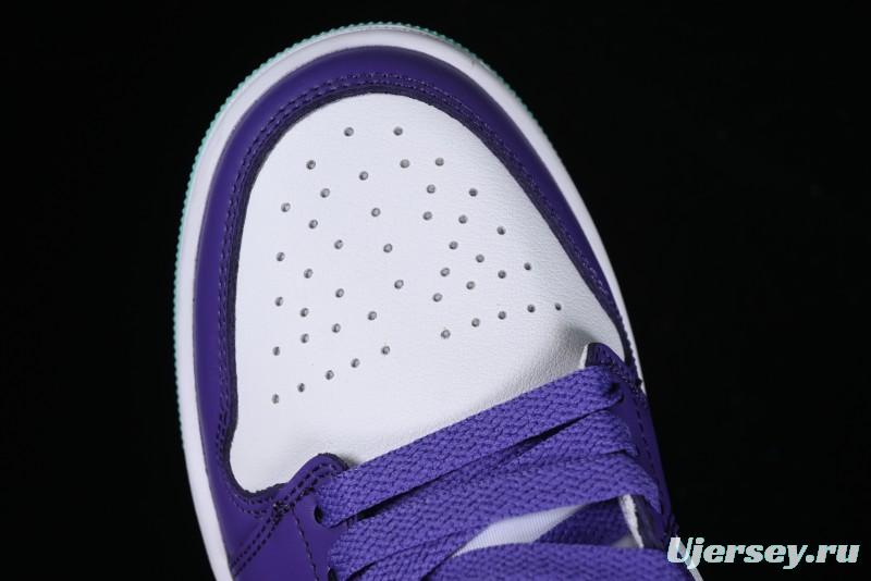 Nike Air Jordan 1 Low AJ1 Charlotte Hornets Lifestyle Casual Sneakers - HJ9013-550