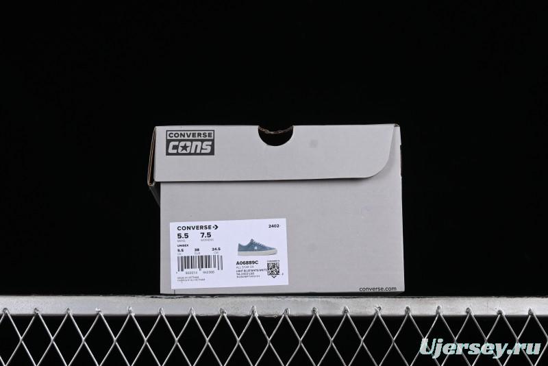 Converse One Star Pro Retro Skate Shoes in Grey Blue - A06889C